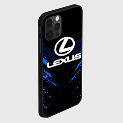 Чехол для iPhone 12 Pro Max Lexus: Blue Anger, цвет: 3D-черный — фото 2