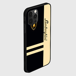 Чехол для iPhone 12 Pro Max Lamborghini Sport, цвет: 3D-черный — фото 2
