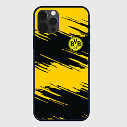 Чехол для iPhone 12 Pro Max BVB 09: Yellow Breaks, цвет: 3D-черный