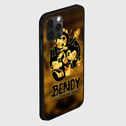 Чехол для iPhone 12 Pro Max Bendy and the ink machine, цвет: 3D-черный — фото 2