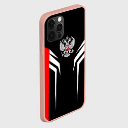 Чехол для iPhone 12 Pro Max Russia: Sport Line, цвет: 3D-светло-розовый — фото 2