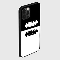 Чехол для iPhone 12 Pro Max Molly: Black & White, цвет: 3D-черный — фото 2