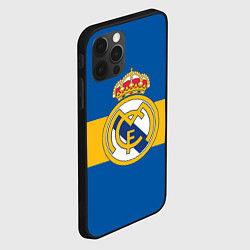 Чехол для iPhone 12 Pro Max Реал Мадрид, цвет: 3D-черный — фото 2