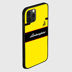 Чехол для iPhone 12 Pro Max Lamborghini Style, цвет: 3D-черный — фото 2