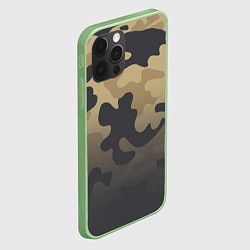 Чехол для iPhone 12 Pro Max Camouflage Khaki, цвет: 3D-салатовый — фото 2