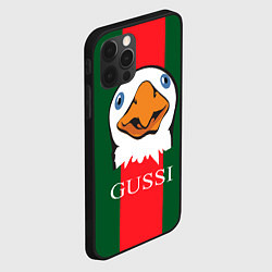 Чехол для iPhone 12 Pro Max GUSSI Beak, цвет: 3D-черный — фото 2