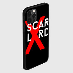 Чехол для iPhone 12 Pro Max Scarlxrd Logo, цвет: 3D-черный — фото 2