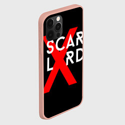 Чехол для iPhone 12 Pro Max Scarlxrd Logo, цвет: 3D-светло-розовый — фото 2