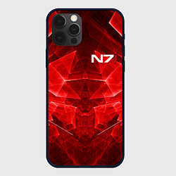 Чехол для iPhone 12 Pro Max Mass Effect: Red Armor N7, цвет: 3D-черный