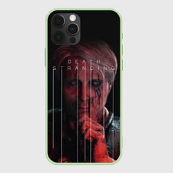 Чехол для iPhone 12 Pro Max Death Stranding, цвет: 3D-салатовый