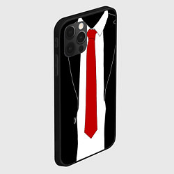 Чехол для iPhone 12 Pro Max Hitman 47, цвет: 3D-черный — фото 2