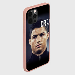 Чехол для iPhone 12 Pro Max RONALDO CR7, цвет: 3D-светло-розовый — фото 2