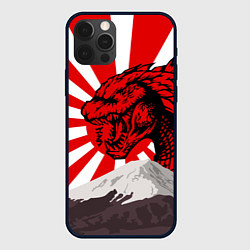 Чехол iPhone 12 Pro Max Japanese Godzilla