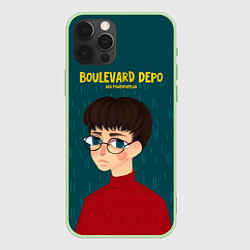 Чехол для iPhone 12 Pro Max Boulevard Depo, цвет: 3D-салатовый