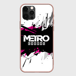 Чехол для iPhone 12 Pro Max Metro: Exodus Purple, цвет: 3D-светло-розовый