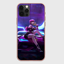 Чехол для iPhone 12 Pro Max Evelynn, цвет: 3D-светло-розовый