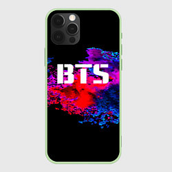 Чехол для iPhone 12 Pro Max BTS: Colors Explode, цвет: 3D-салатовый