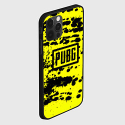 Чехол для iPhone 12 Pro Max PUBG: Yellow Stained, цвет: 3D-черный — фото 2