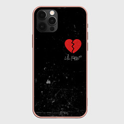 Чехол для iPhone 12 Pro Max Lil Peep: Broken Heart, цвет: 3D-светло-розовый