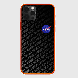 Чехол для iPhone 12 Pro Max NASA: Dark Space, цвет: 3D-красный
