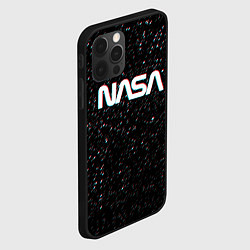 Чехол для iPhone 12 Pro Max NASA: Space Glitch, цвет: 3D-черный — фото 2
