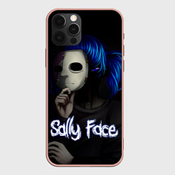 Чехол для iPhone 12 Pro Max Sally Face: Dark Mask, цвет: 3D-светло-розовый