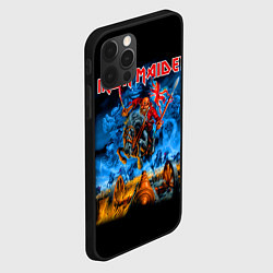 Чехол для iPhone 12 Pro Max Iron Maiden: Great Britain Warriors, цвет: 3D-черный — фото 2