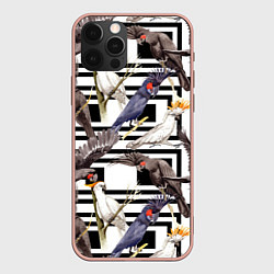 Чехол iPhone 12 Pro Max Попугаи Какаду