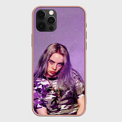 Чехол для iPhone 12 Pro Max Billie Eilish: Violet Fashion, цвет: 3D-светло-розовый