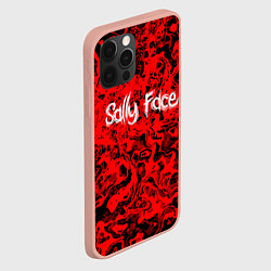 Чехол для iPhone 12 Pro Max Sally Face: Red Bloody, цвет: 3D-светло-розовый — фото 2