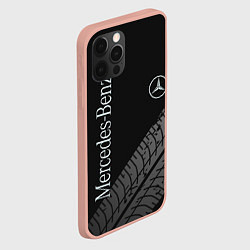 Чехол для iPhone 12 Pro Max Mercedes AMG: Street Style, цвет: 3D-светло-розовый — фото 2