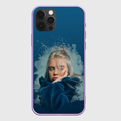 Чехол для iPhone 12 Pro Max Billie Eilish: My strange addiction, цвет: 3D-сиреневый