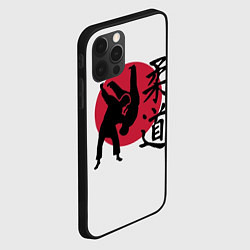 Чехол для iPhone 12 Pro Max Дзюдо бойцы, цвет: 3D-черный — фото 2