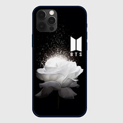 Чехол для iPhone 12 Pro Max BTS Flower, цвет: 3D-черный