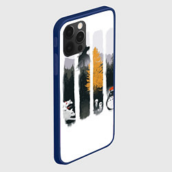 Чехол для iPhone 12 Pro Max Хранители Леса, цвет: 3D-тёмно-синий — фото 2