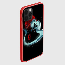 Чехол для iPhone 12 Pro Max Унесенные Призраками, цвет: 3D-красный — фото 2
