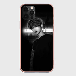 Чехол для iPhone 12 Pro Max Stray Kids, цвет: 3D-светло-розовый