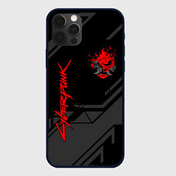 Чехол для iPhone 12 Pro Max Cyberpunk 2077: Grey Samurai, цвет: 3D-черный