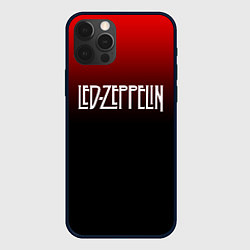 Чехол для iPhone 12 Pro Max Led Zeppelin, цвет: 3D-черный
