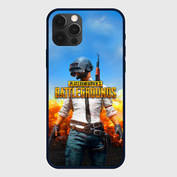 Чехол для iPhone 12 Pro Max PUBG, цвет: 3D-черный