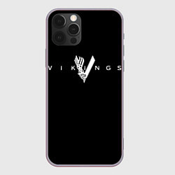 Чехол для iPhone 12 Pro Max Vikings, цвет: 3D-серый