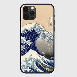 Чехол для iPhone 12 Pro Max Kanagawa Wave Art, цвет: 3D-черный