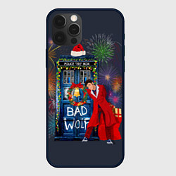 Чехол для iPhone 12 Pro Max Doctor Who, цвет: 3D-черный