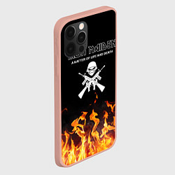 Чехол для iPhone 12 Pro Max Iron Maiden, цвет: 3D-светло-розовый — фото 2