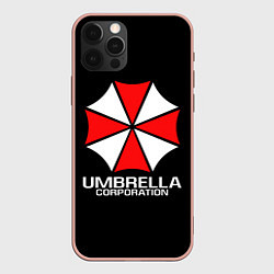 Чехол для iPhone 12 Pro Max UMBRELLA CORP, цвет: 3D-светло-розовый