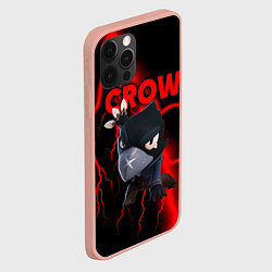 Чехол для iPhone 12 Pro Max Brawl Stars CROW, цвет: 3D-светло-розовый — фото 2