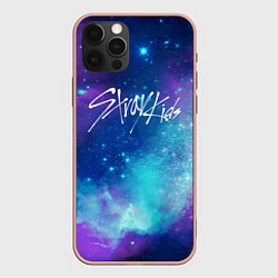 Чехол для iPhone 12 Pro Max STRAY KIDS, цвет: 3D-светло-розовый