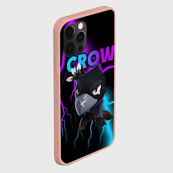 Чехол для iPhone 12 Pro Max Brawl Stars CROW, цвет: 3D-светло-розовый — фото 2