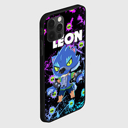 Чехол для iPhone 12 Pro Max BRAWL STARS ОБОРОТЕНЬ LEON, цвет: 3D-черный — фото 2