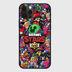 Чехол для iPhone 12 Pro Max BRAWL STARS SPIKE, цвет: 3D-черный